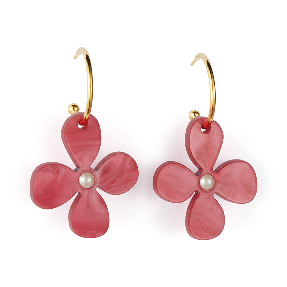 Cerise clearance pink earrings