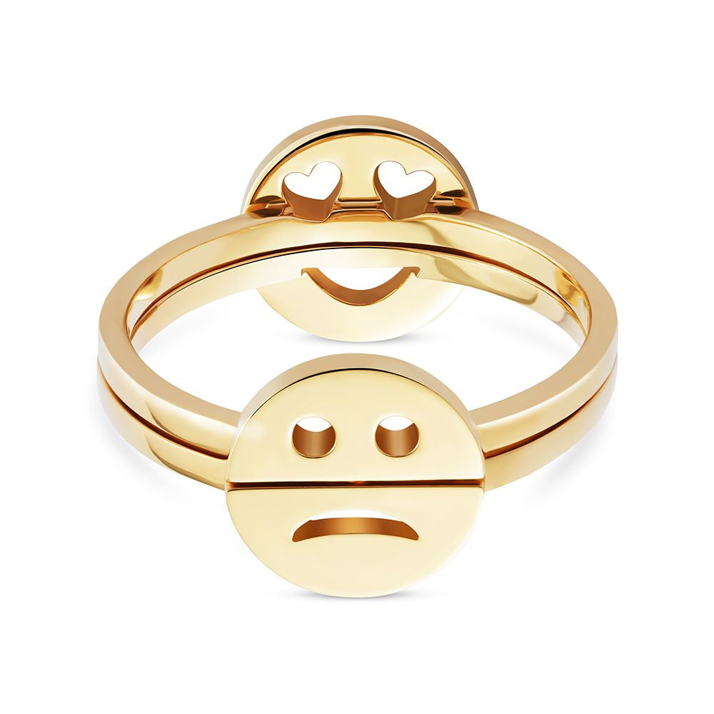 Love design gold outlet ring