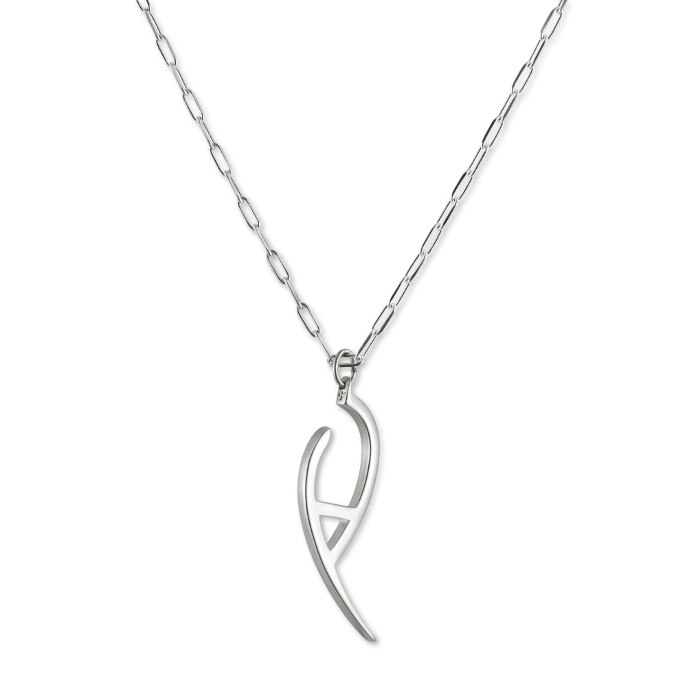 Flick Pendant Necklace - Sterling Silver