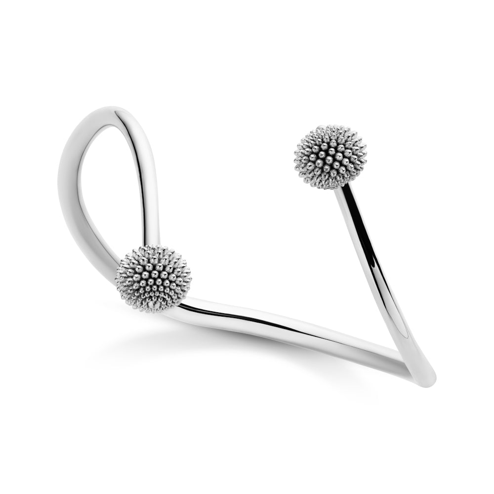 Pom Pom Bangle - Sterling Silver