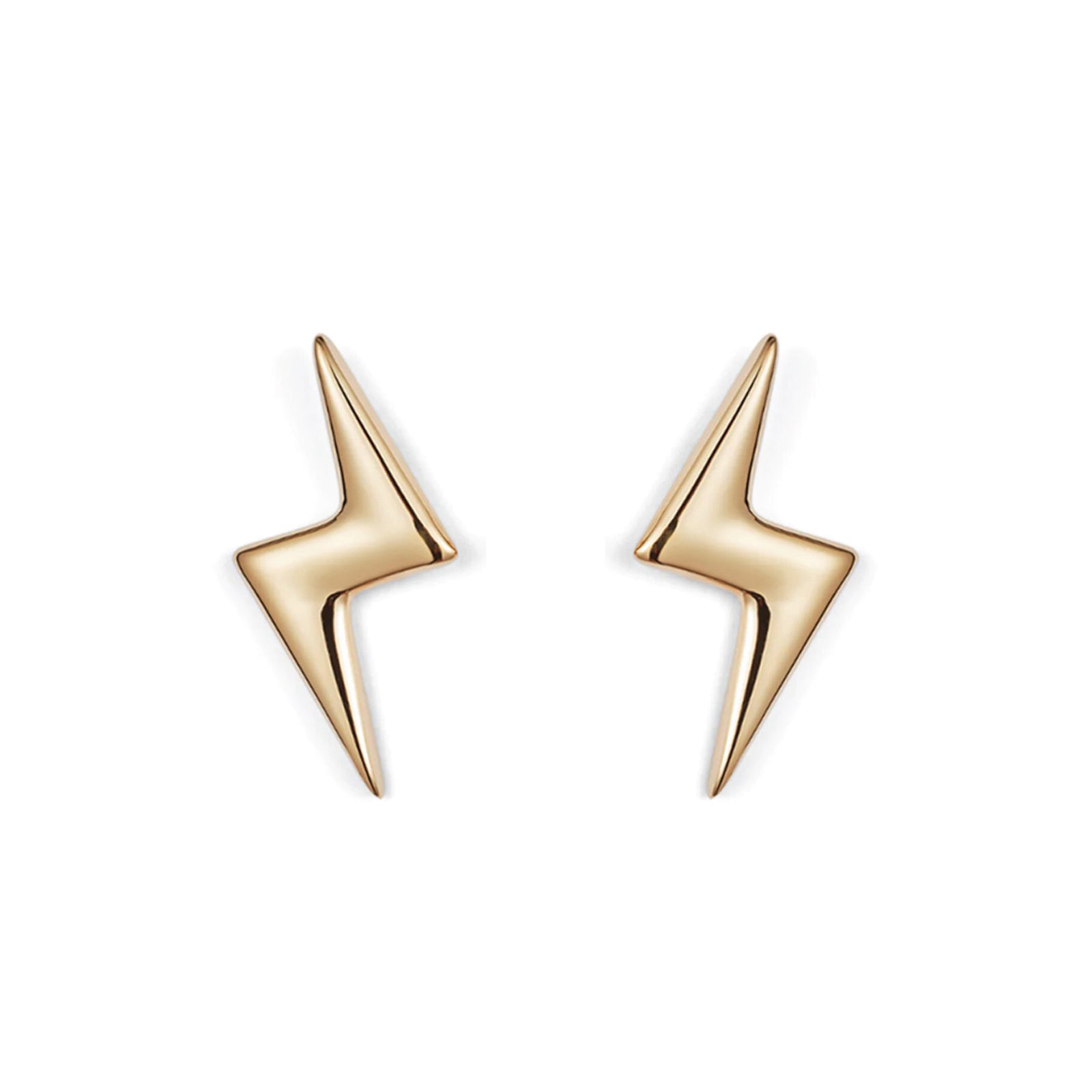 Mini Bubble Bolt Earrings - Gold Vermeil